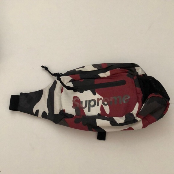 Supreme Other - Supreme Red Camo Sling Bag